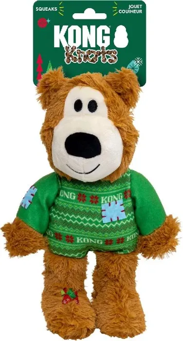 Kong Holiday Wild Knots Sweater Bear Medium/large