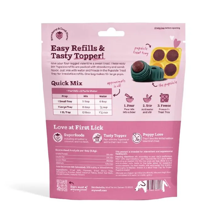 Woof Dog - Pupsicle Treat Mix - Berry Crush 5.5 Oz