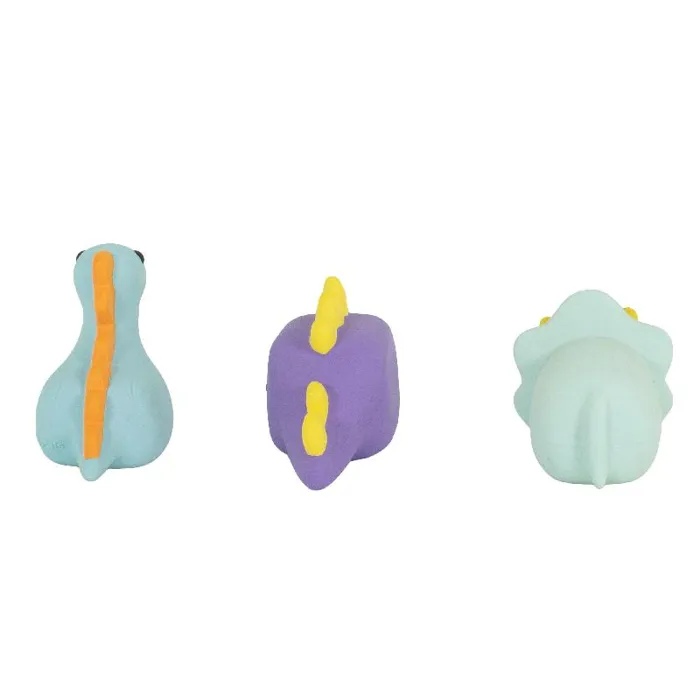 Li'l Pals Latex 3 Piece Toy Set, Chunk Dinos