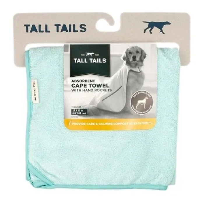 Tall Tail Blue Cape Towel 27"x27"