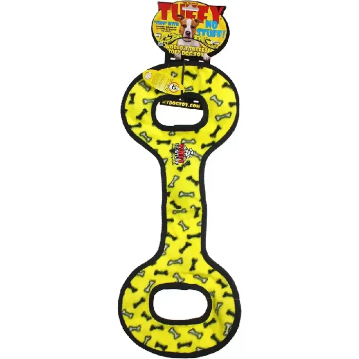 Tuffy Ultimate Tug-O-War -Yellow Bone, Med