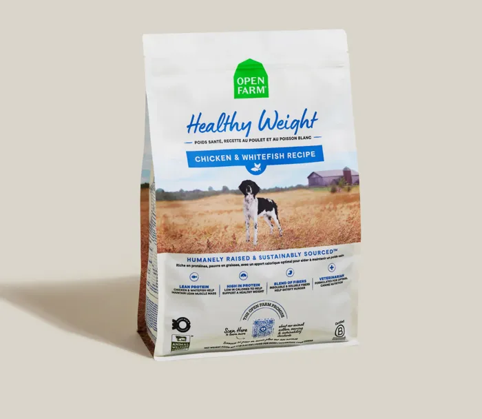 Open Farm Dog Dry Healthy Weight Chicken Whitefish 22-lb