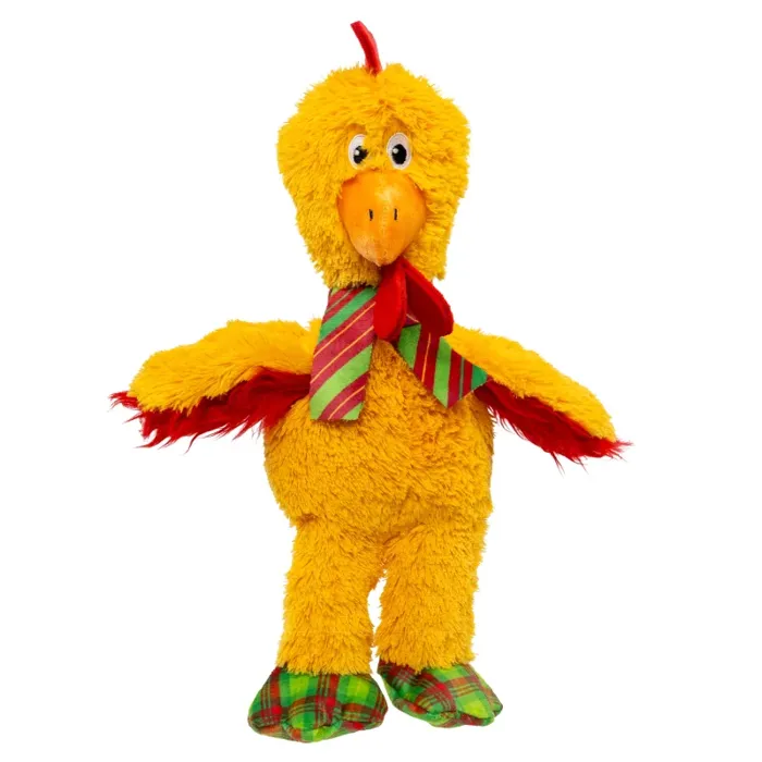 KONG Holiday Knots Chicken Small front view