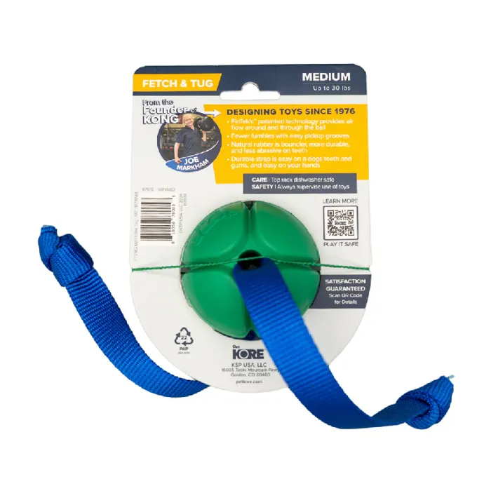 Petkore Flotek Tug For Dogs, Green, Medium