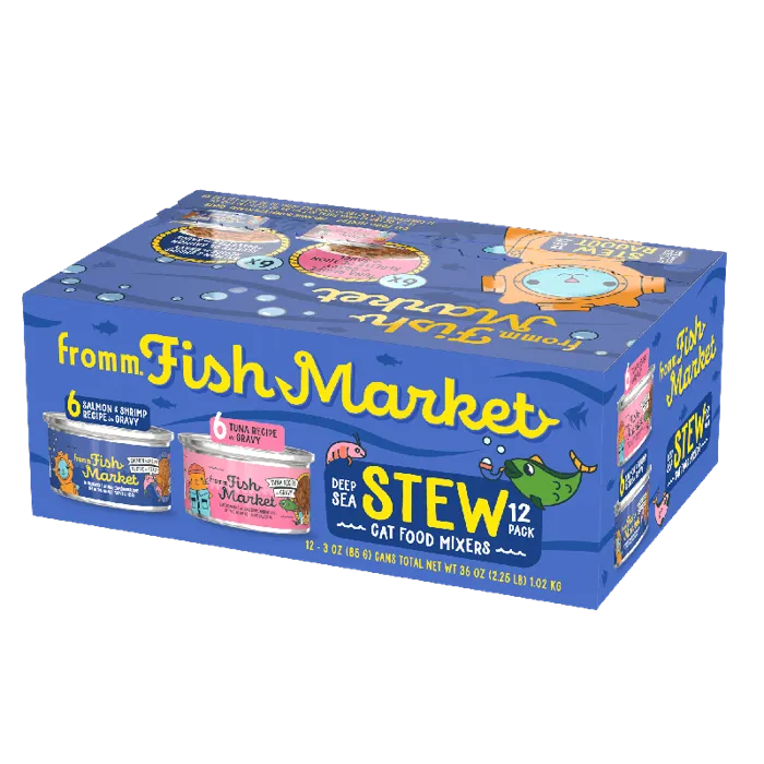 Fromm Cat Fish Market Deep Sea Stew Mixers Variety