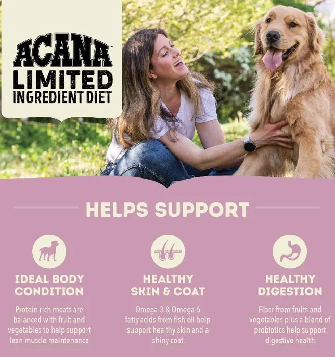Acana Singles Limited Ingredient Lamb & Apple Grain-free Dry Dog Food 25-lb