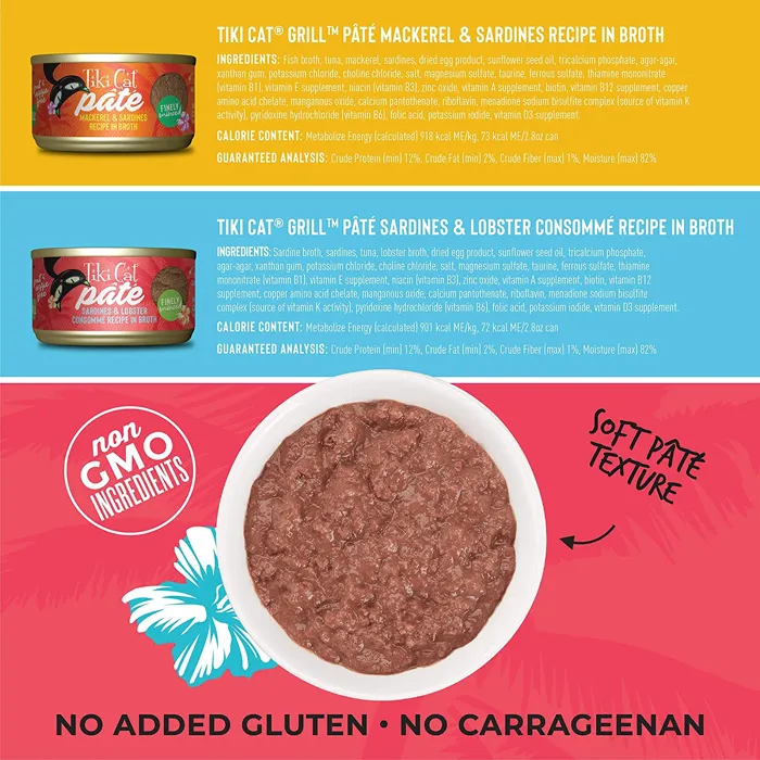 Tiki Cat Grill Pate Variety Pack 12-pk 2.8-oz