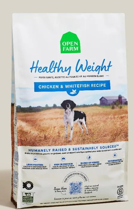 Open Farm Dog Dry Healthy Weight Chicken Whitefish 22-lb