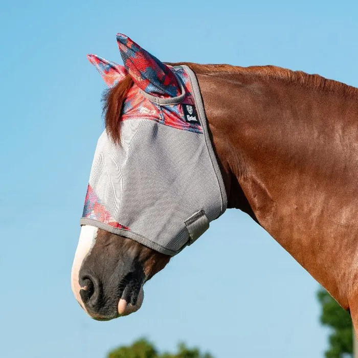 Cashel Fly Mask- Weanling - w/Ears Patchwork