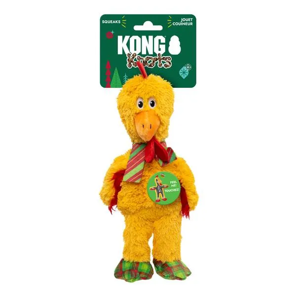 KONG Holiday Knots Chicken Small packaged front
