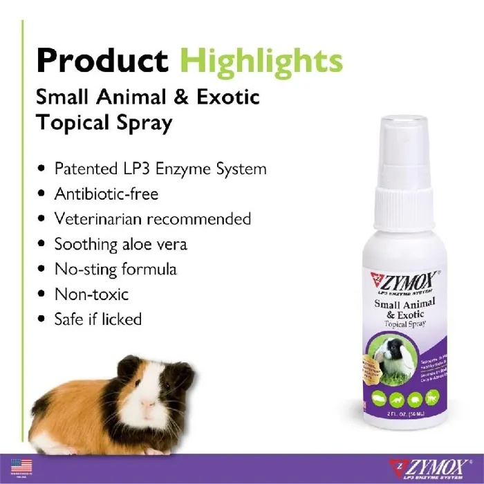 Zymox Small Animal & Exoytic Topical Spray 2oz