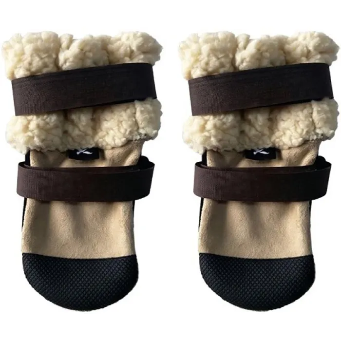 Eddie Bauer Creo Fleece Lined Dog Boots 4ct Lg