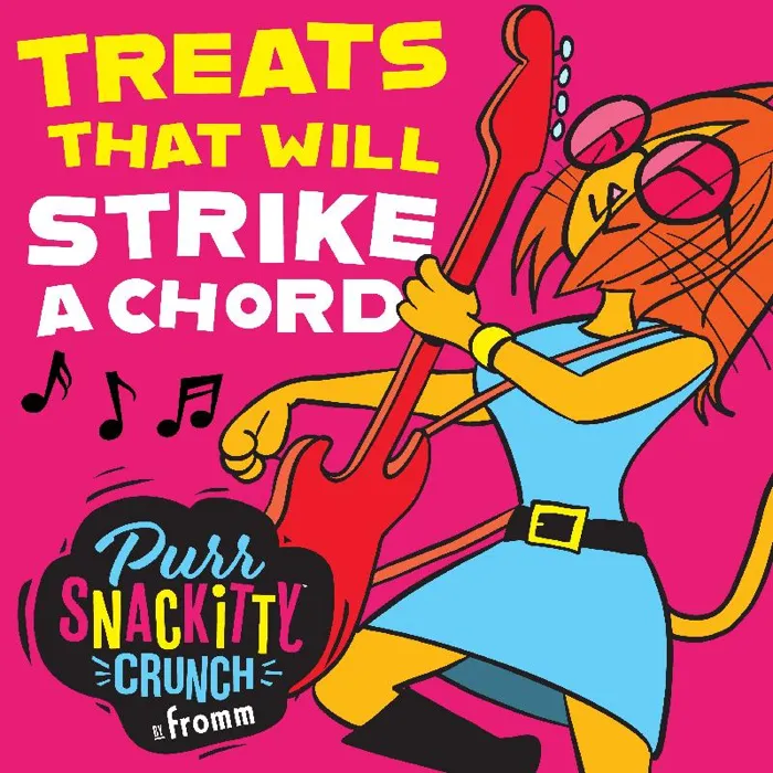 Fromm Purrsnackitty Crunch Slapn Ckn Treat 3-oz