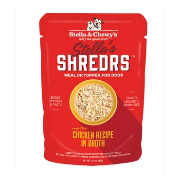 Stella & Chewy’s Shredrs Chicken In Broth 2.8-oz