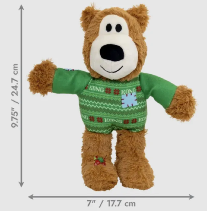 Kong Holiday Wild Knots Sweater Bear Medium/large