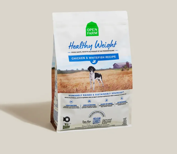 Open Farm Dog Dry Healthy Weight Chicken Whitefish 22-lb