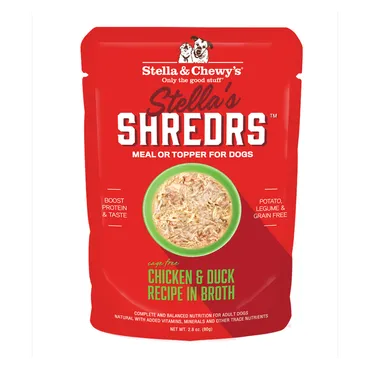 Stella's Shredrs Chicken & Duck - 2.8oz
