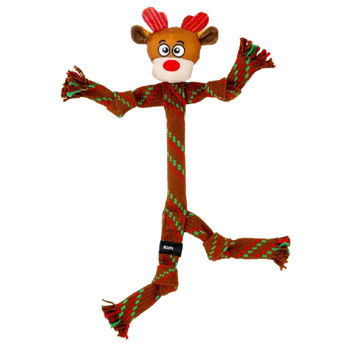 Kong Holiday Scrubz Reindeer Large