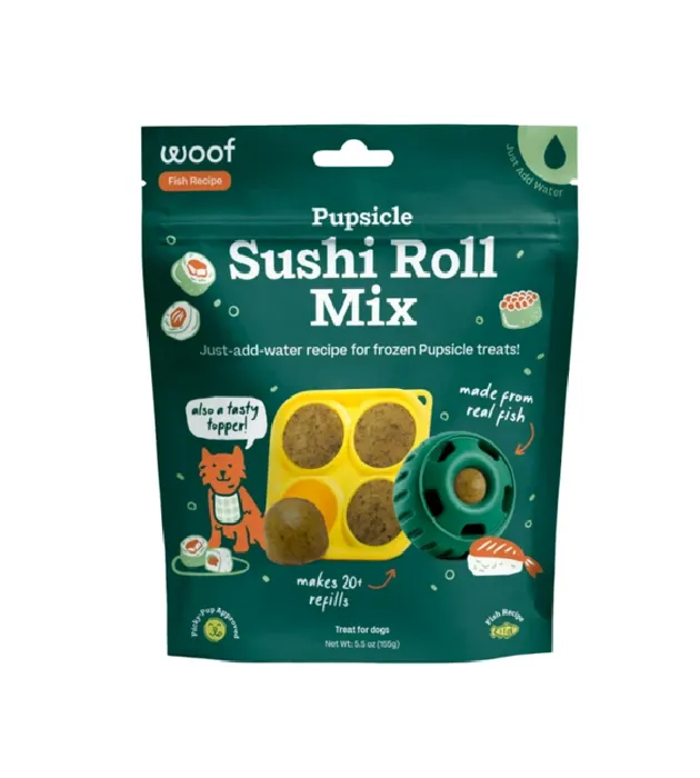Woof D Pupsicle Treat Mix Sushi 5.5oz