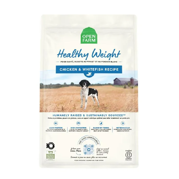 Open Farm Dog Dry Healthy Weight Chicken Whitefish 22-lb