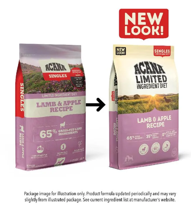Acana Singles Limited Ingredient Lamb & Apple Grain-free Dry Dog Food 25-lb