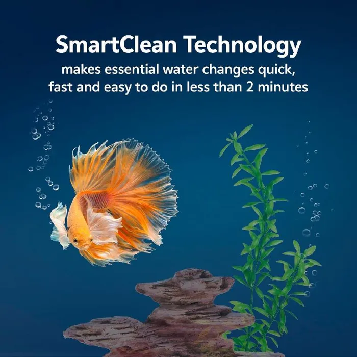 2.5gal Bettabow Kit LED Smartclean Black