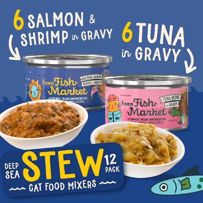 Fromm Cat Fish Market Deep Sea Stew Mixers Variety