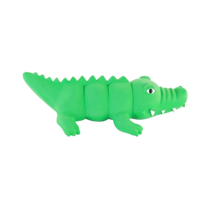 Rascals By Coastal Latex Dog Toy, Crocodile, 4"