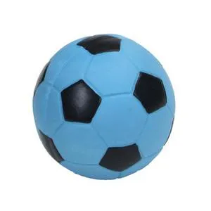 Latex Soccer Ball Dog Toy - Blue Lagoon 3"