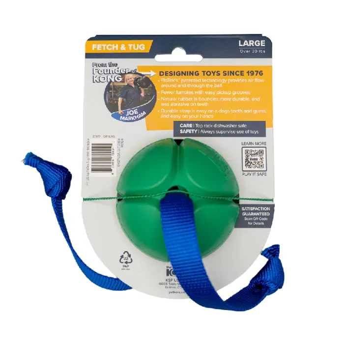 Petkore Flotek Tug For Dogs, Green, Large