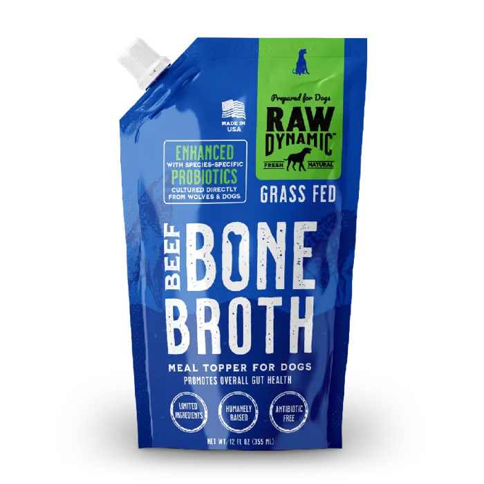 Raw Dynamic Frozen Canine Bone Broth 12oz