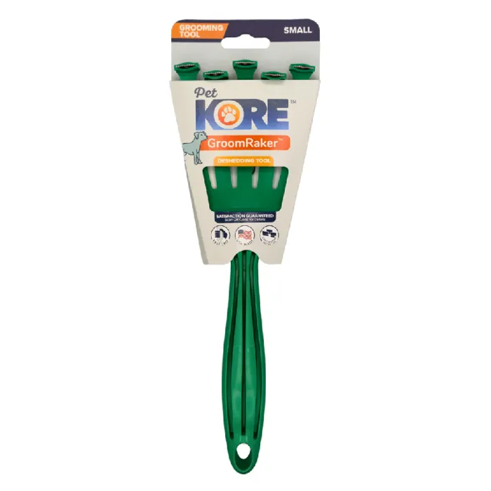 Petkore Groomraker For Dogs, Green, Medium