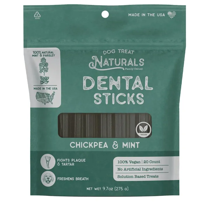 Dog Treat Naturals Dental Sticks 20ct