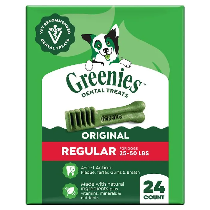 Greenies Original Dental Chews Regular 24ct